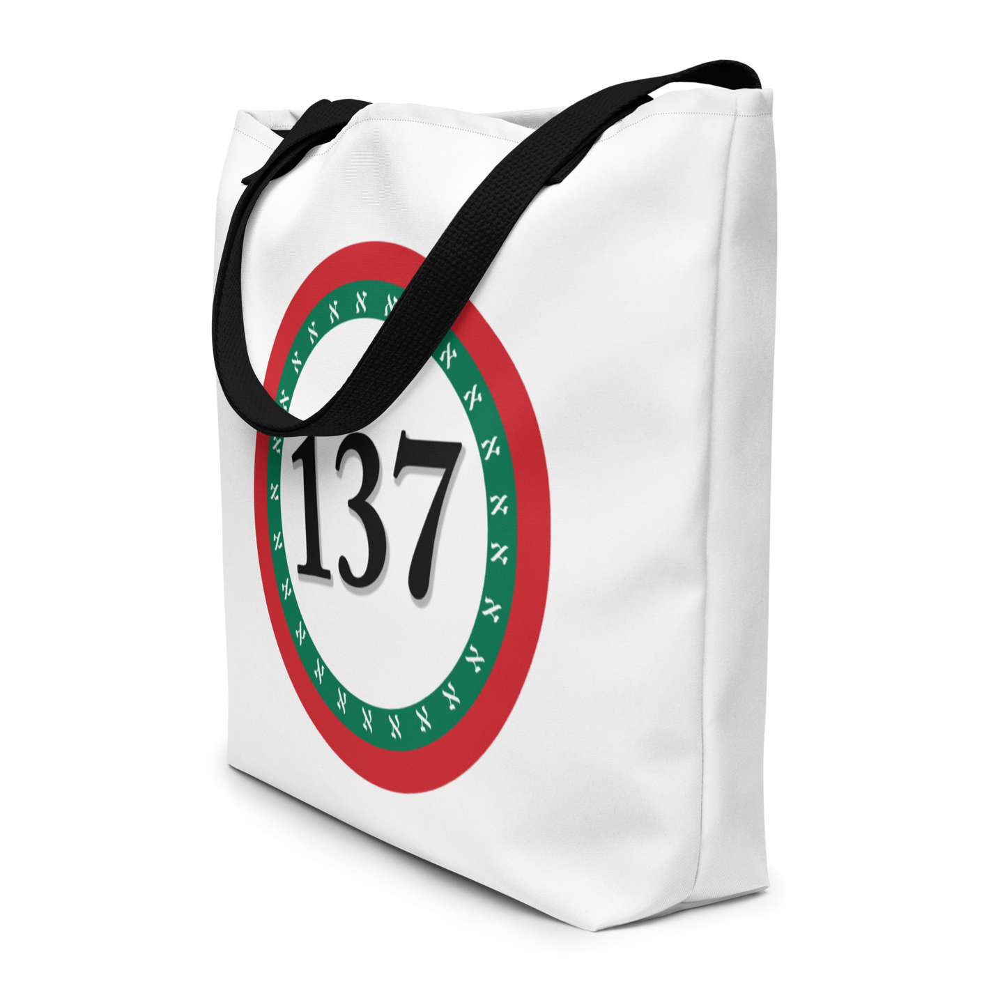 Large Tote Handbag 16"x20" 44lbs max-137-Consciousness-2-137online.com