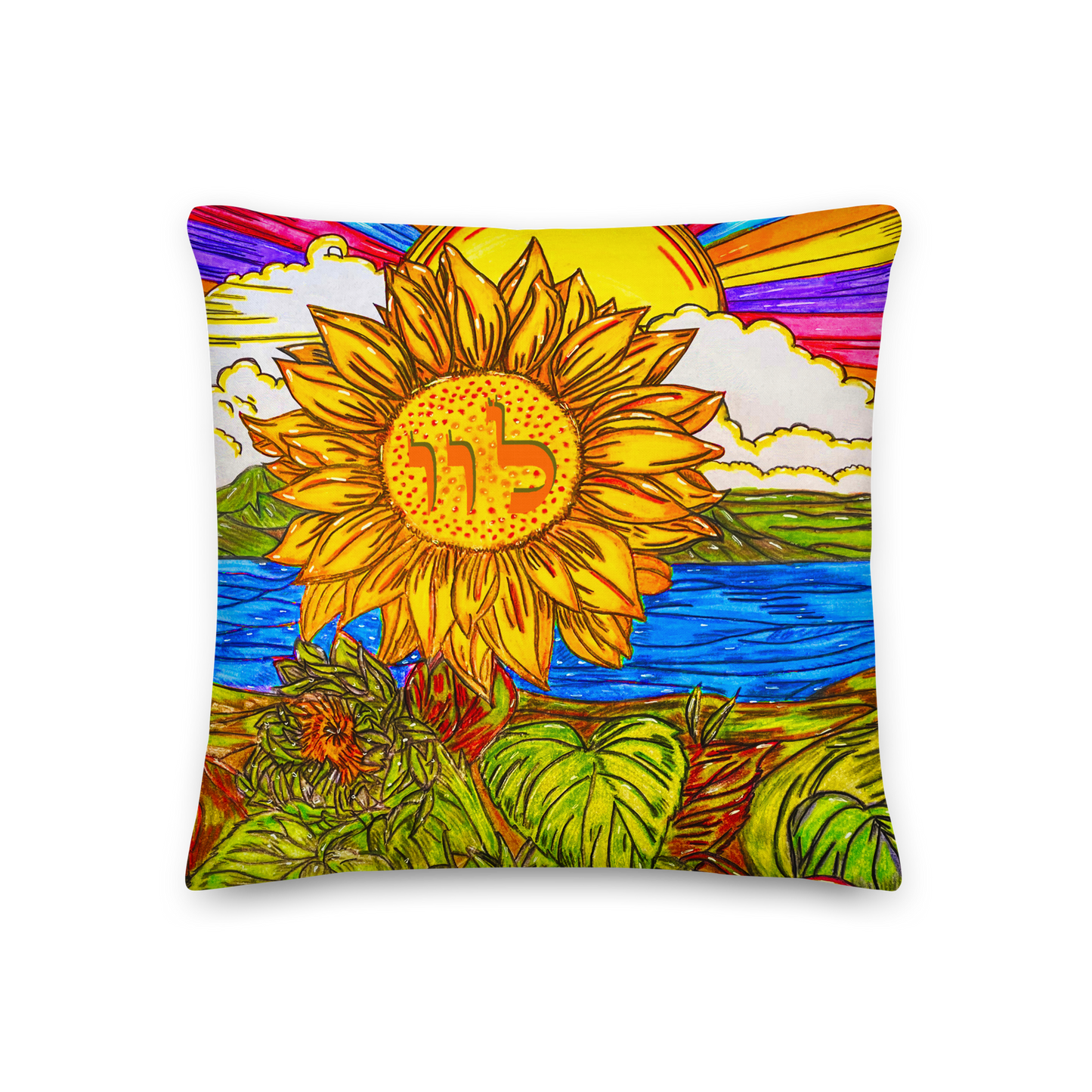 Premium Luxury Bedding Throw Pillows - 18 x 18 Inches - 22 x 22 Inches-19-02