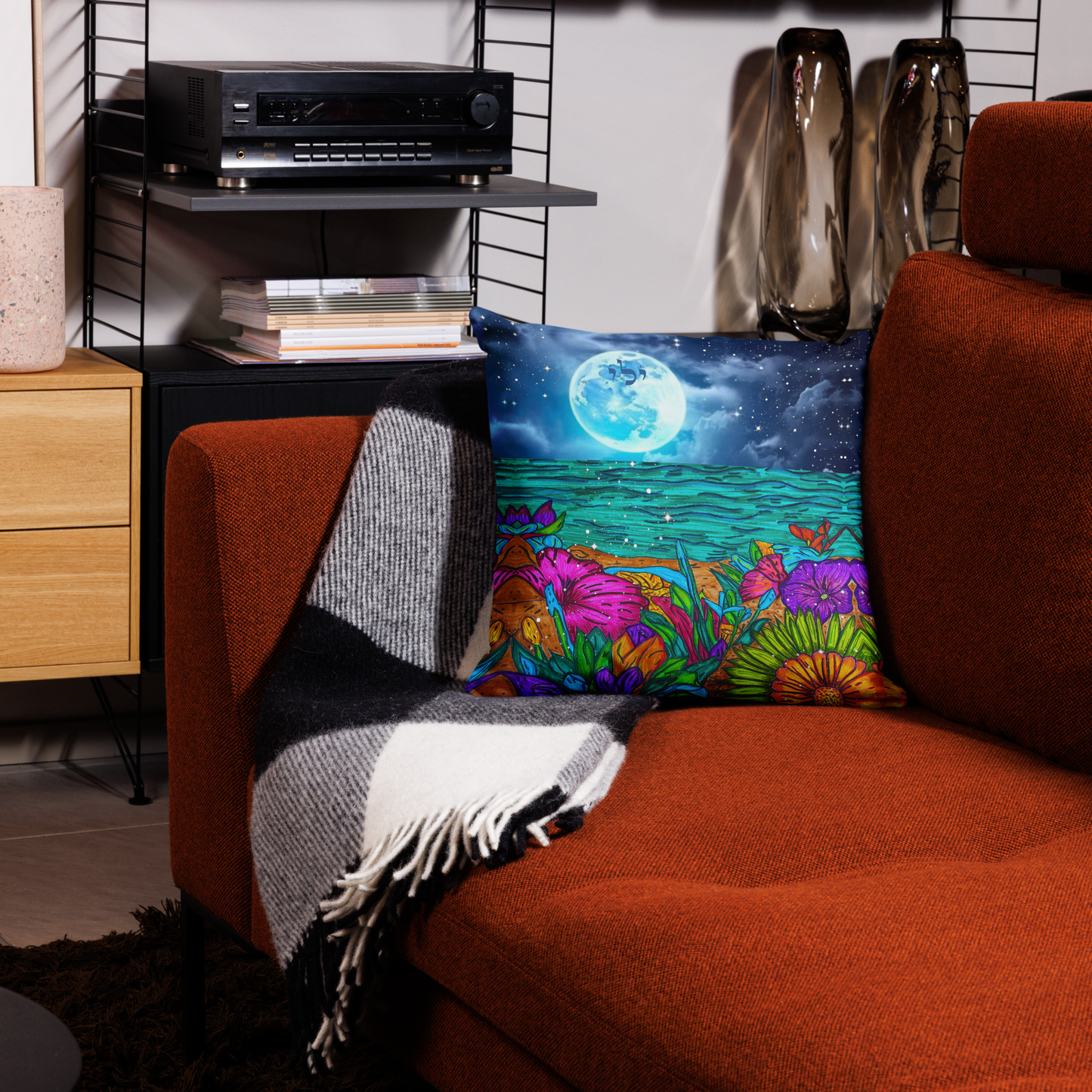 Premium Luxury Bedding Throw Pillows - 18 x 18 Inches - 22 x 22 Inches - Bed and Couch Pillows - Indoor Outdoor Decorative Pillow-Sparks-02