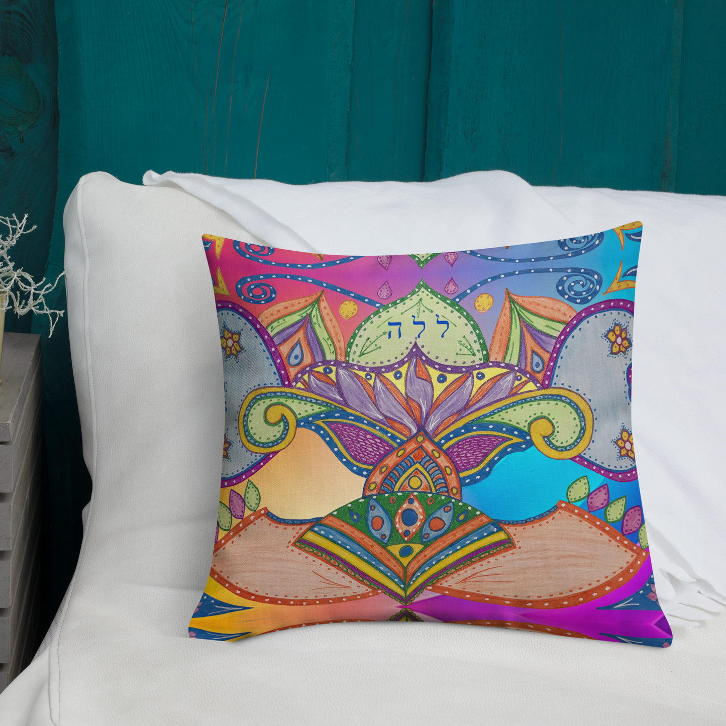 Premium Luxury Bedding Throw Pillows - 18 x 18 Inches - 22 x 22 Inches - Bed and Couch Pillows - Indoor Outdoor Decorative Pillow-Dreams-06