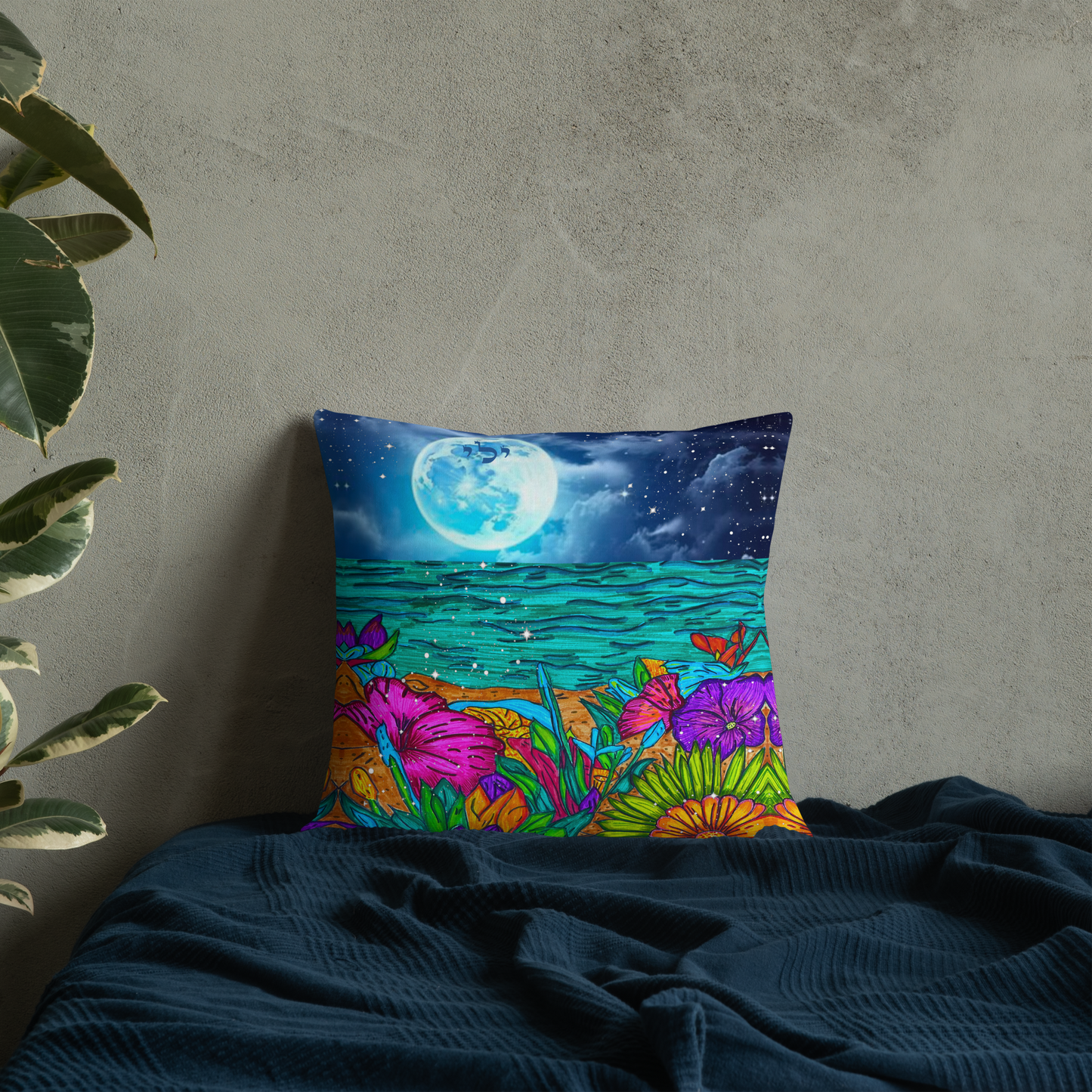 Premium Luxury Bedding Throw Pillows - 18 x 18 Inches - 22 x 22 Inches - Bed and Couch Pillows - Indoor Outdoor Decorative Pillow-Sparks-02