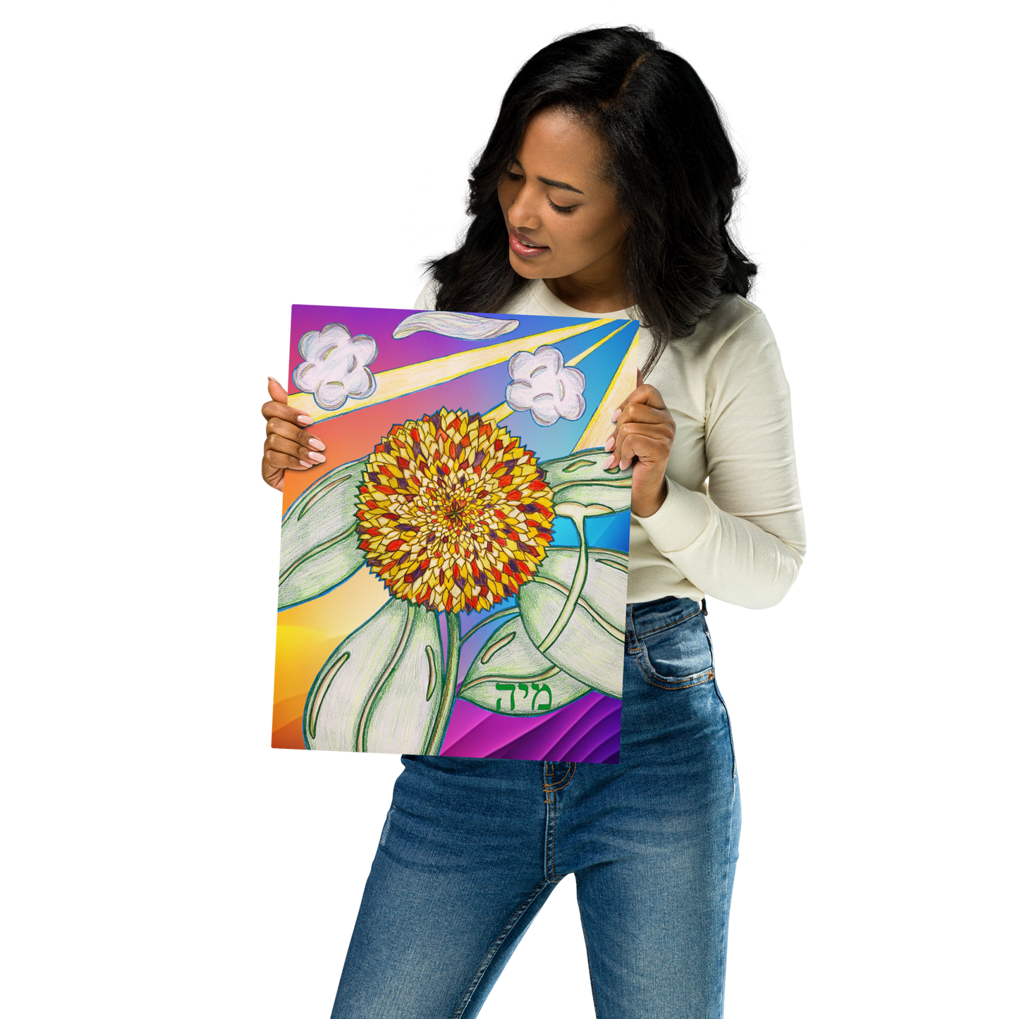 Custom Metal Prints-Unity (72 Names of God-Mem Yud Hey)-6-137online.com