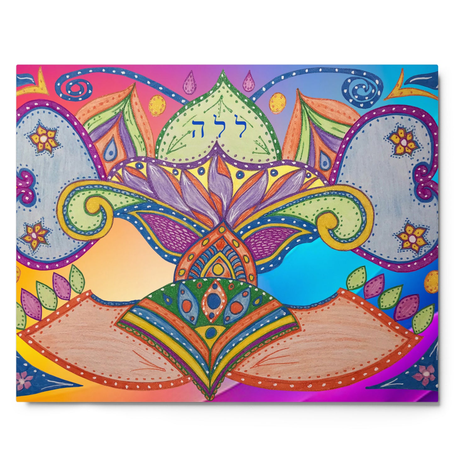Custom Metal Prints-Dreams (72 Names of God-Lamed-Lamed-Hey)-8-137online.com