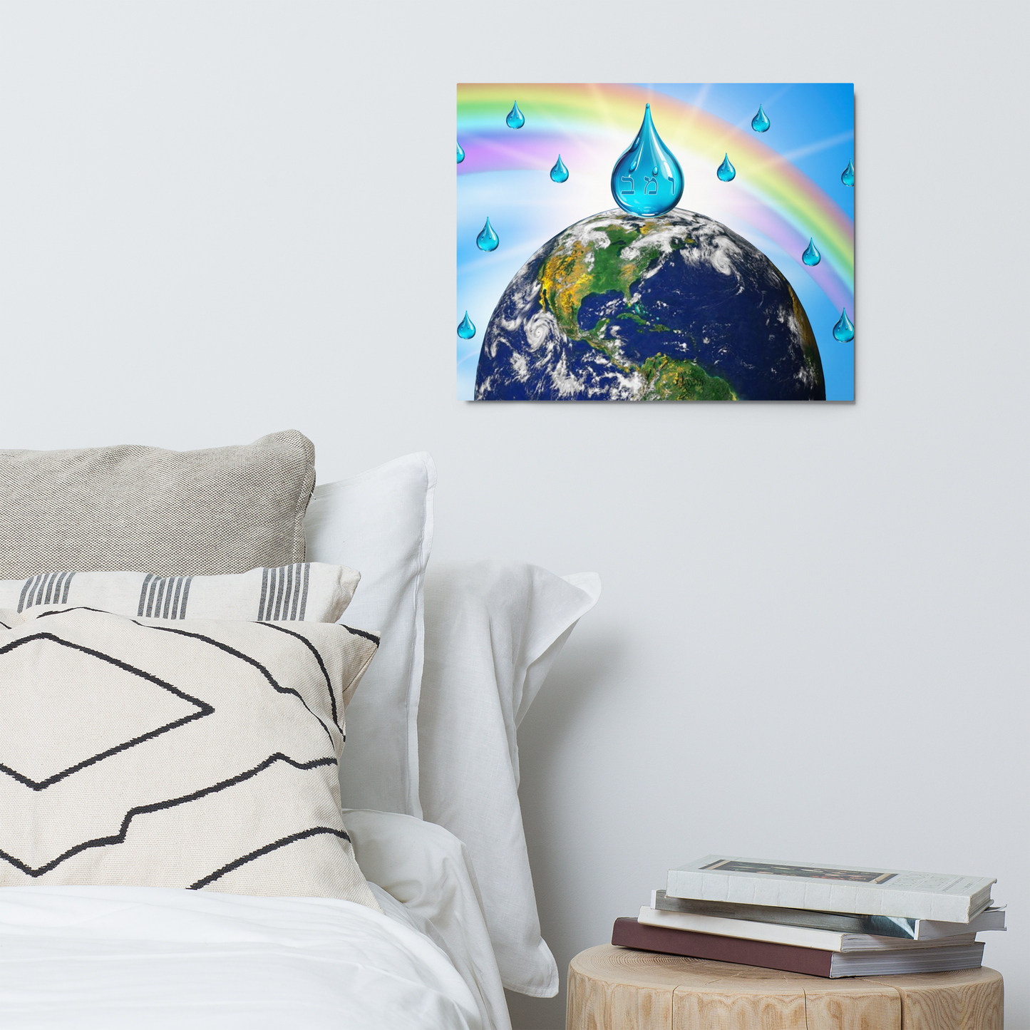 Custom Metal Prints-72 Names of God-Water-Vav Mem Bet-8-137online.com