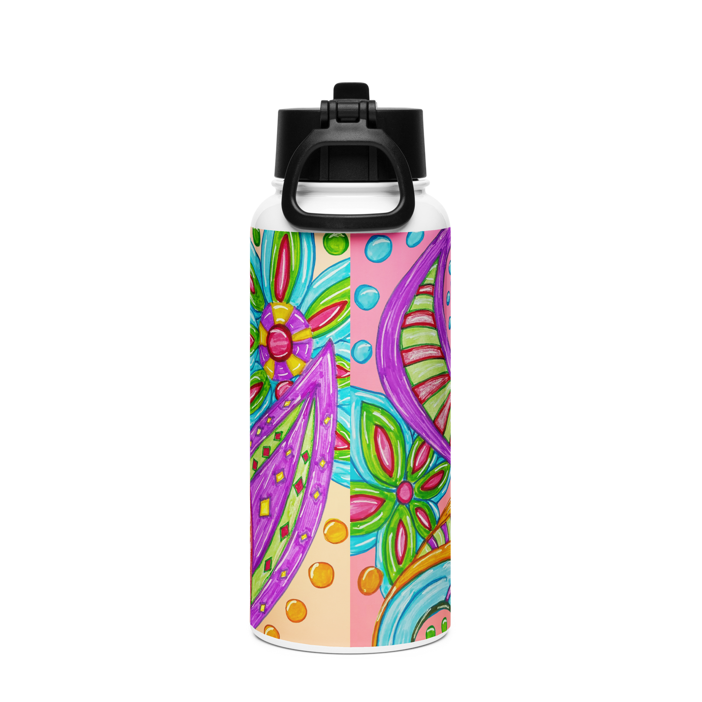 Stainless Steel Water Bottle with a Straw Lid 32-oz-The-Big-Picture-37-04