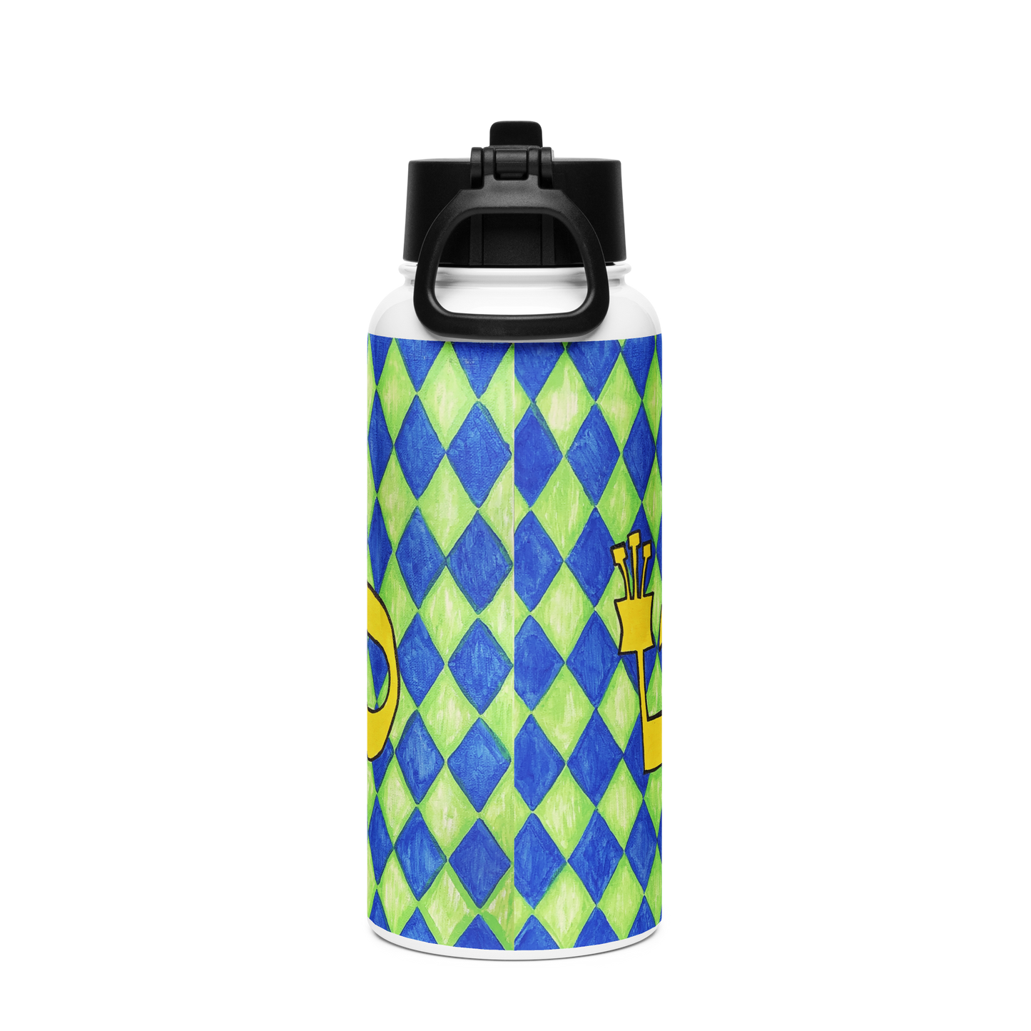 Stainless Steel Water Bottle with a Straw Lid 32-oz-Miracle-Making-03-03
