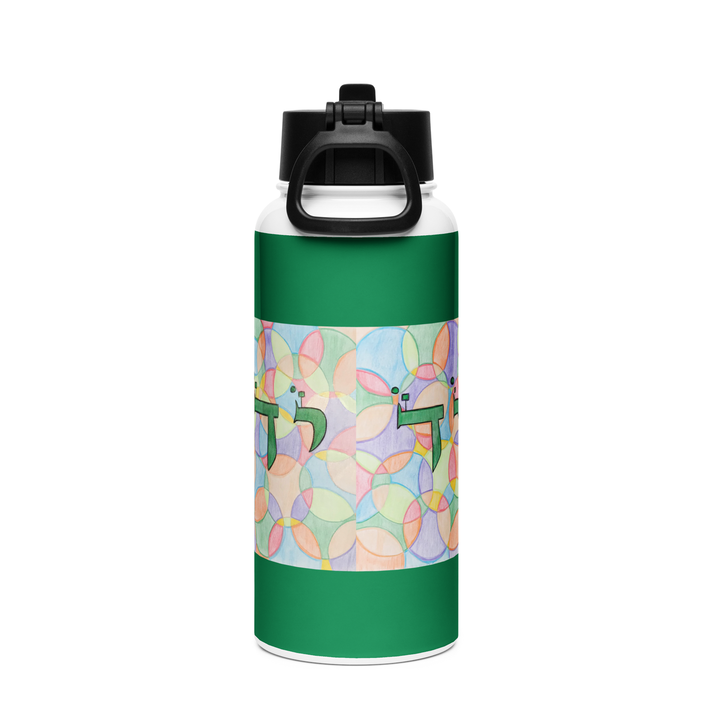 Stainless Steel Water Bottle with a Straw Lid 32-oz-Prosperity-P-03