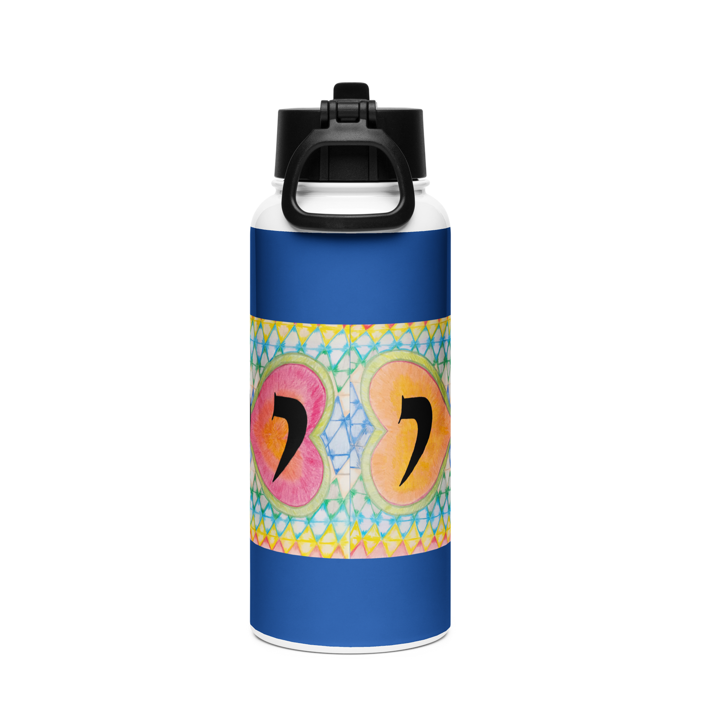 Stainless Steel Water Bottle with a Straw Lid 32-oz-Attraction-02