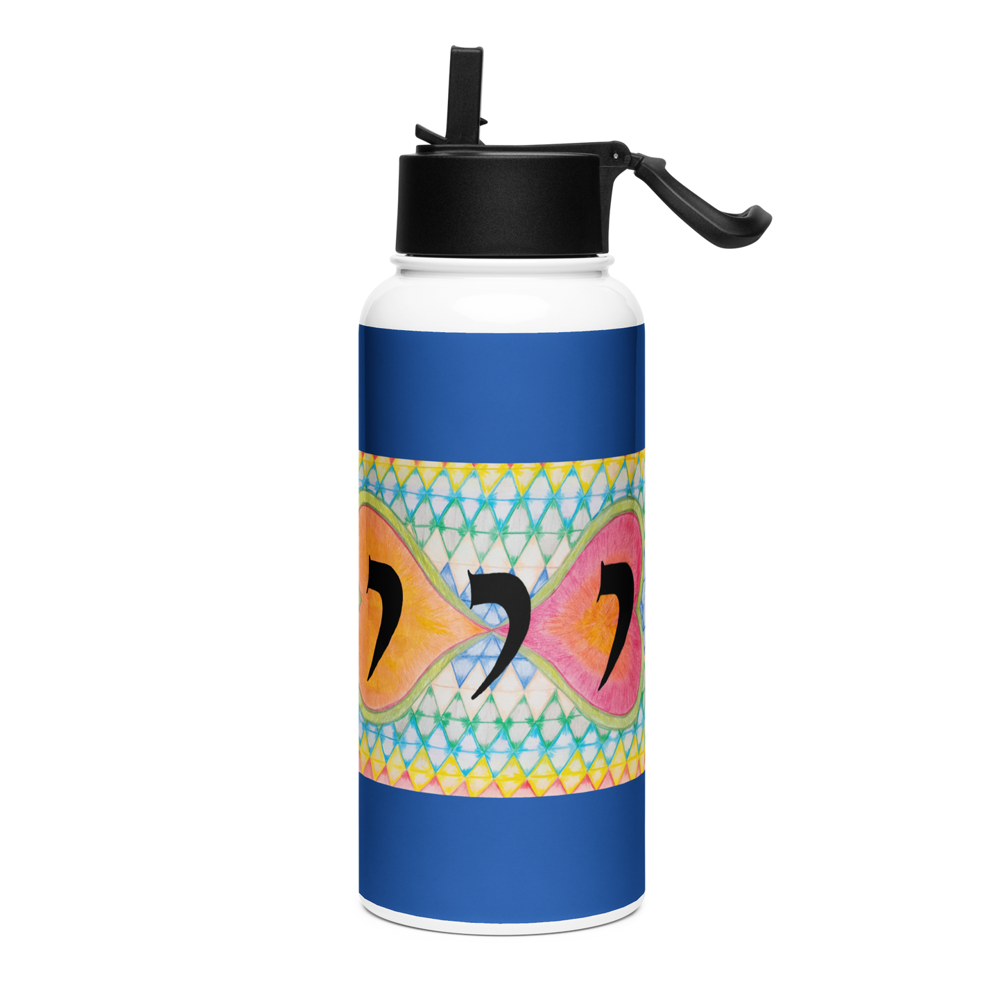 Stainless Steel Water Bottle with a Straw Lid 32-oz-Attraction-04