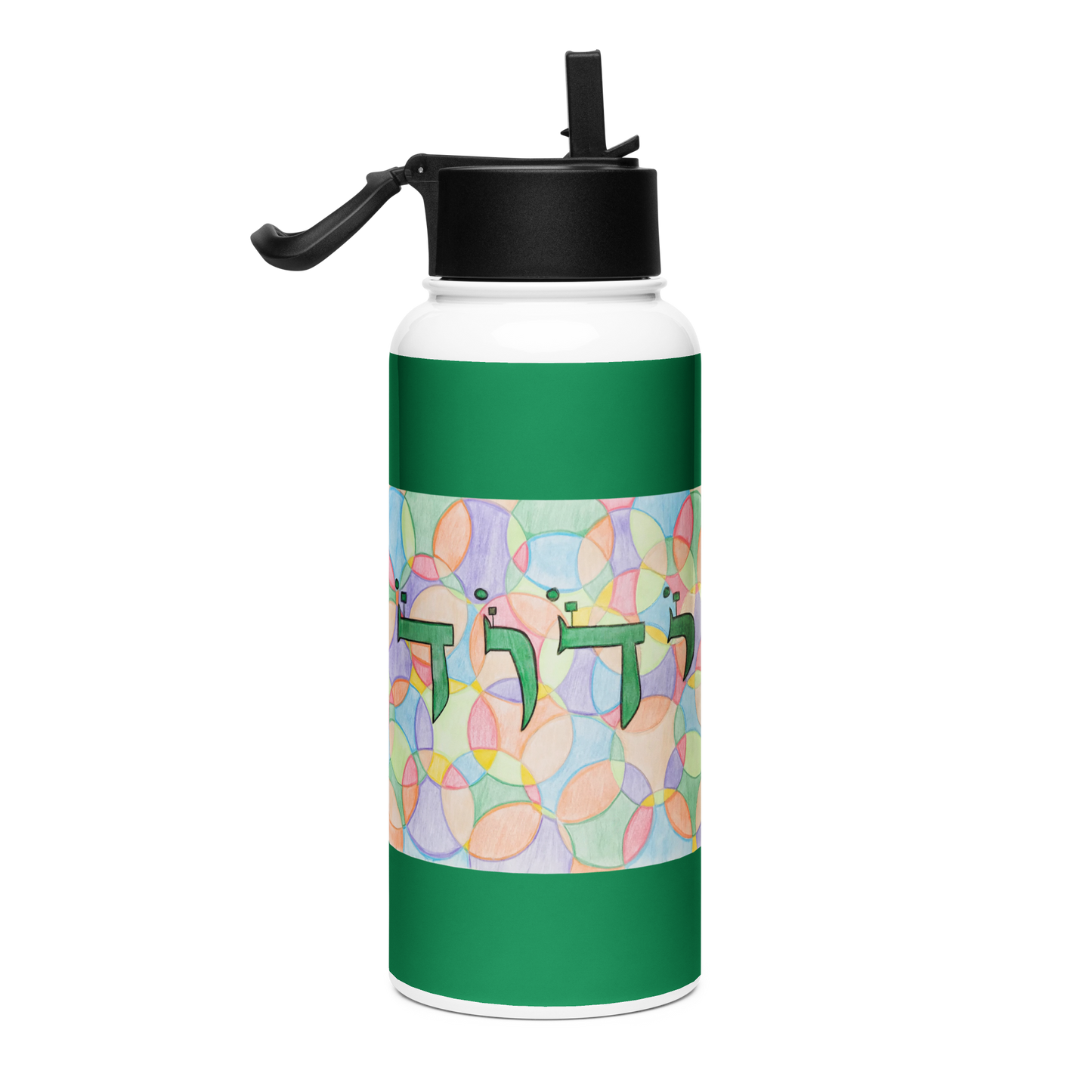 Stainless Steel Water Bottle with a Straw Lid 32-oz-Prosperity-P-06