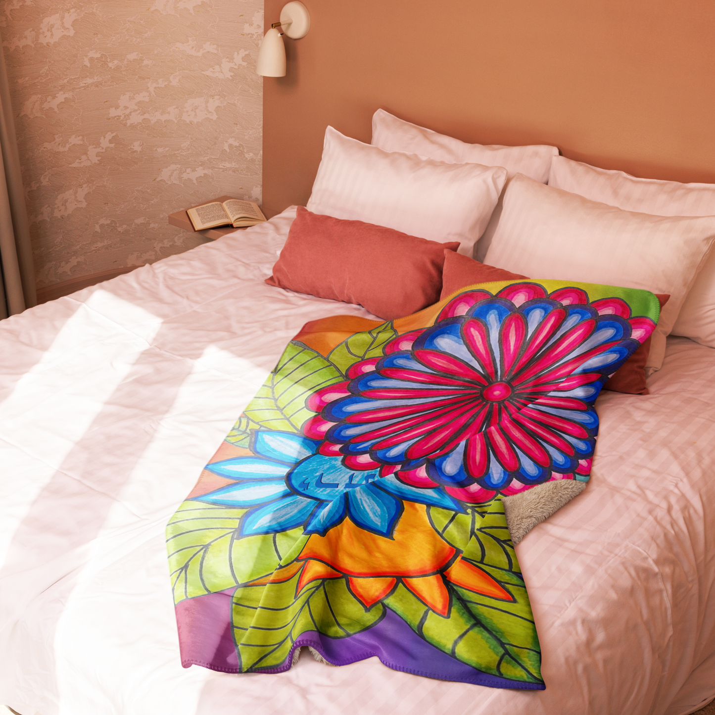 Sherpa Fleece Throw Blanket for Couch-27-05