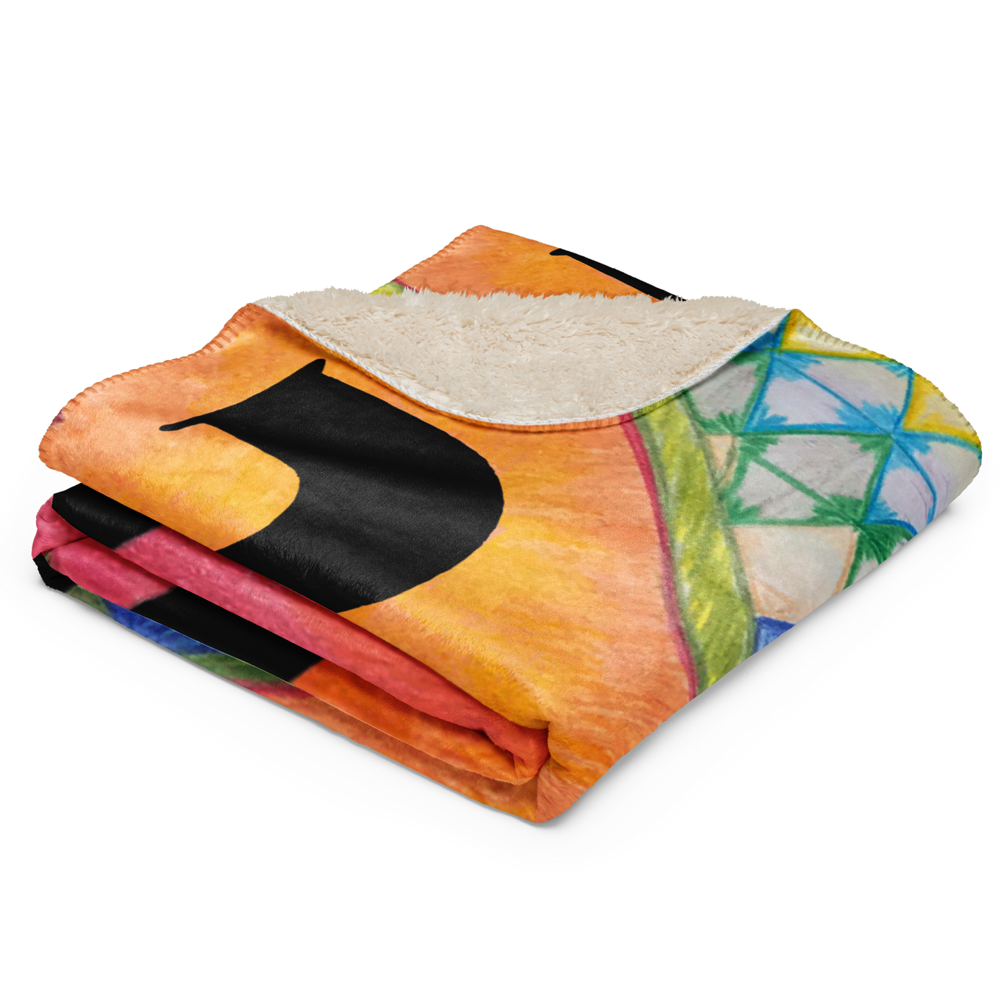 Sherpa Fleece Reversible Custom Throw Blanket for Couch-Stop Fatal Attraction-22-06