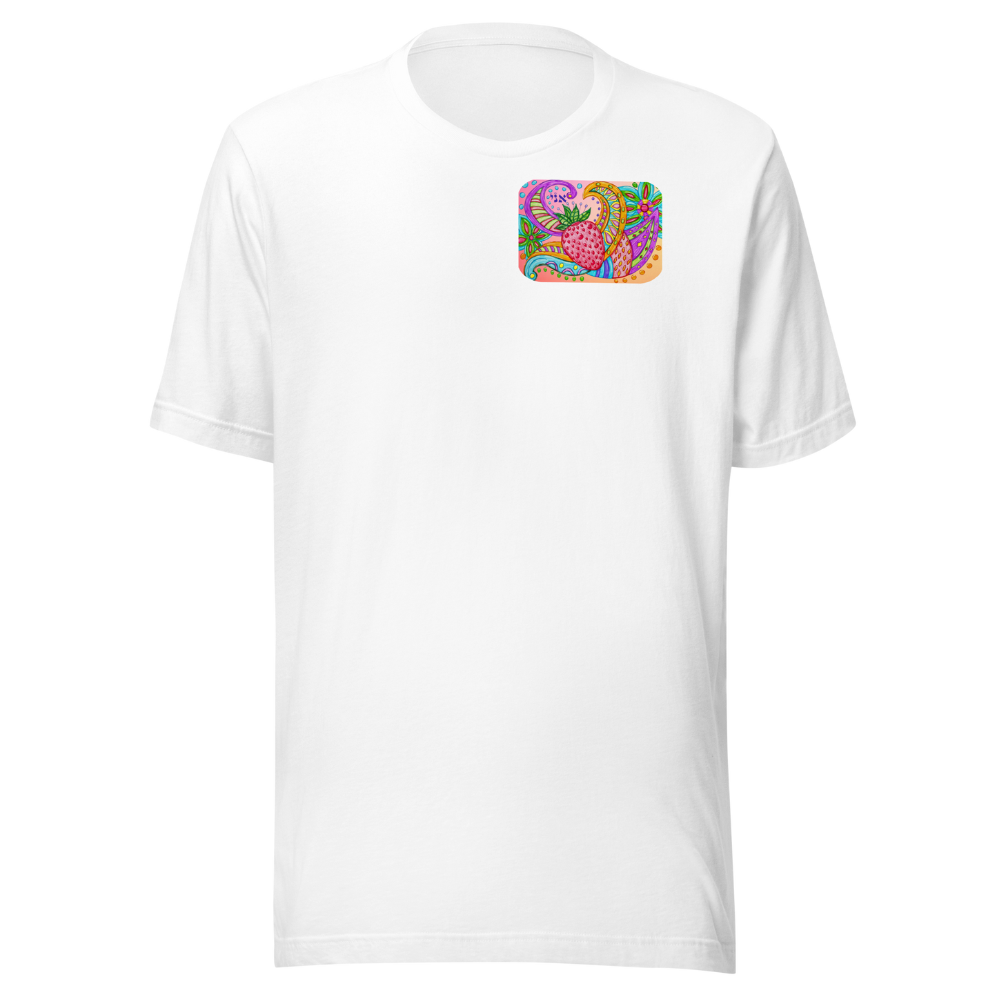 Inspirational Unisex T-Shirts-72 Names of God-37-Big Picture-Aleph Nun Yud