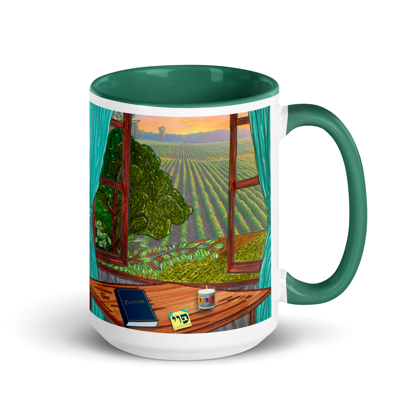 Custom 15-oz Coffee Mugs-Dispelling-Anger-56-05