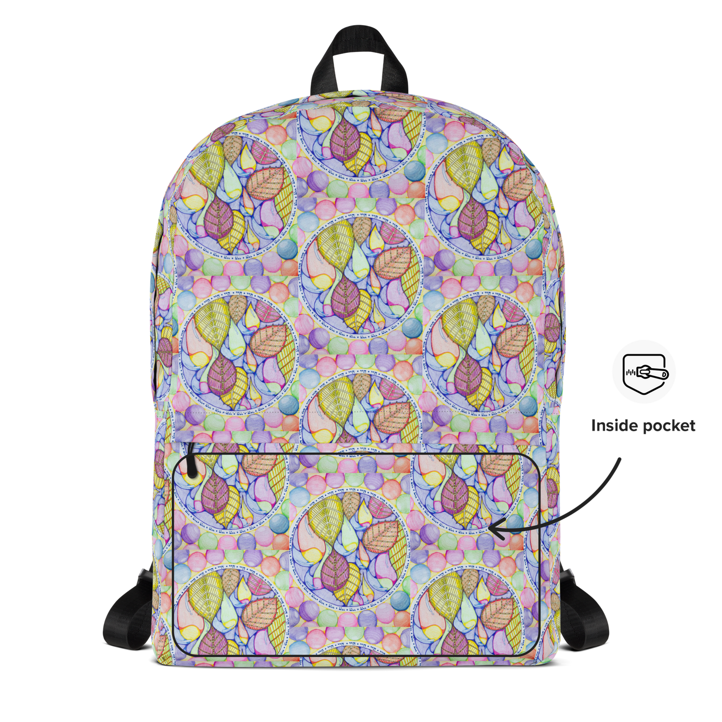 Laptop Backpack Med-Parallel-Universes-(72-Names-of-God–Hey-Yud-Yud)-2-137online.com