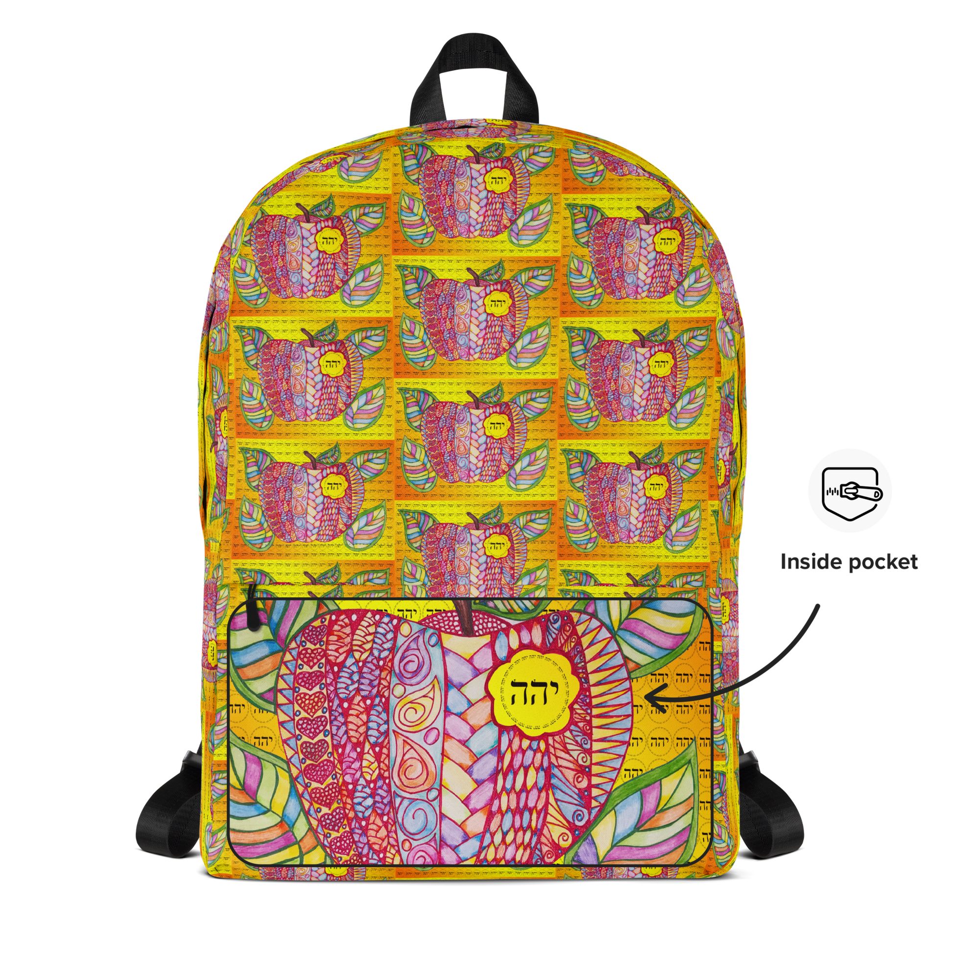 Laptop Backpack Med-Mentor-(72-Names-of-God–Yud-Hey-Hey)-4-137online.com