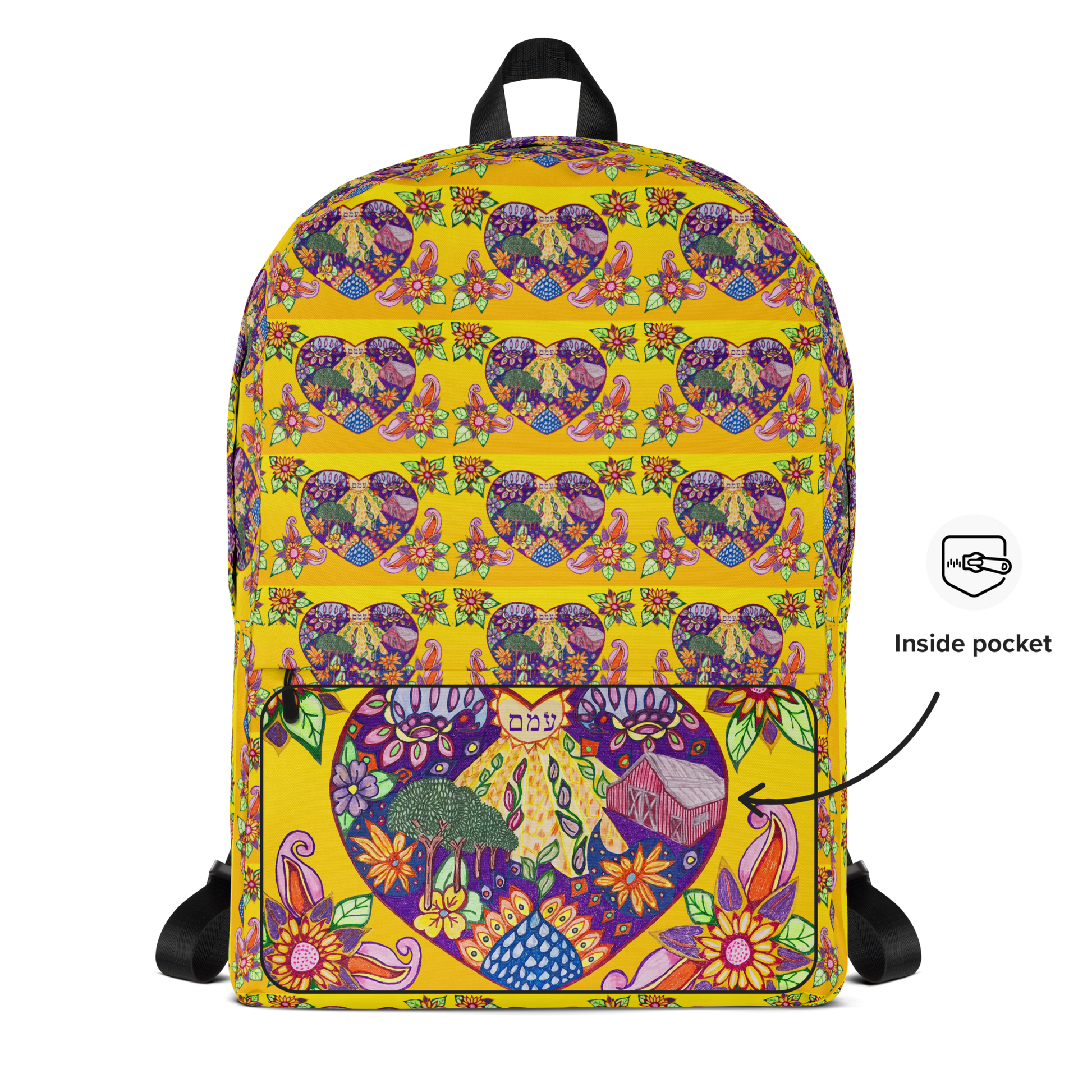 Laptop Backpack Med-Passion-(72-Names-of-God–Ayin-Mem-Mem)-5-137online.com