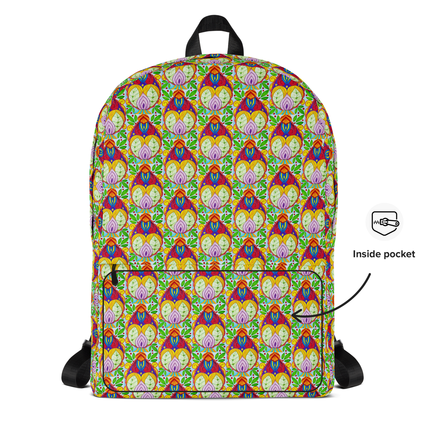 Laptop Backpack Med-Liberation-(72-Names-of-God–Lamed-Aleph-Vav)-4-137online.com