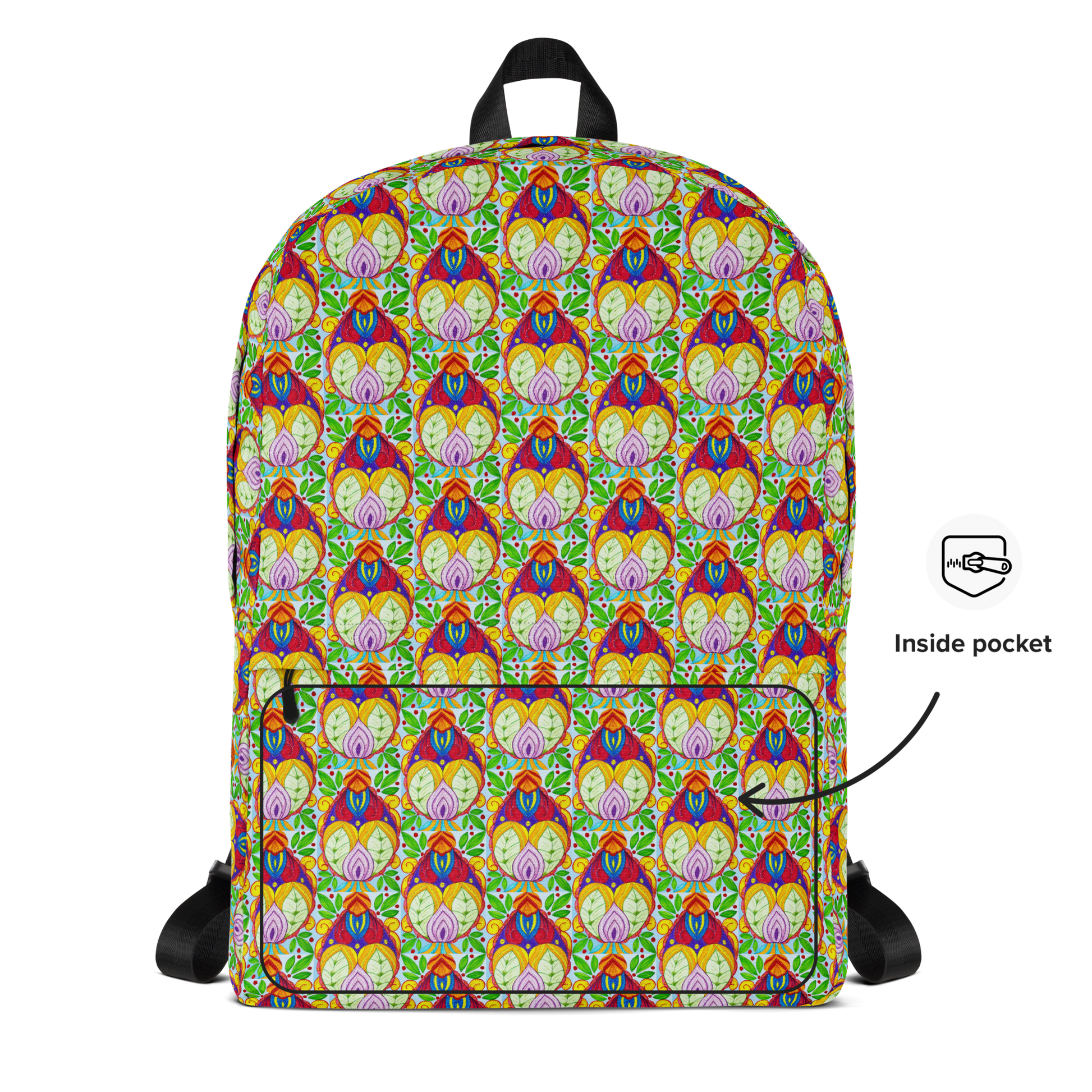 Laptop Backpack Med-Liberation-(72-Names-of-God–Lamed-Aleph-Vav)-4-137online.com