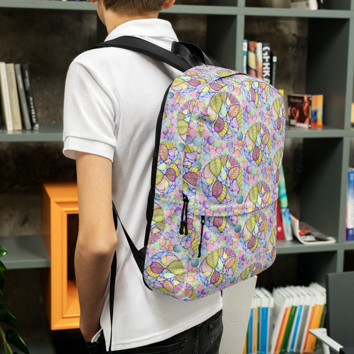 Laptop Backpack Med-Parallel-Universes-(72-Names-of-God–Hey-Yud-Yud)-22-137online.com