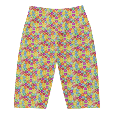 High Waisted Yoga Shorts-Soulmate-(72-Names-of-God-Shin-Aleph-Yud)-2-137online.com