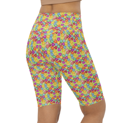  High Waisted Yoga Shorts-Soulmate-(72-Names-of-God-Shin-Aleph-Yud)-9-137online.com