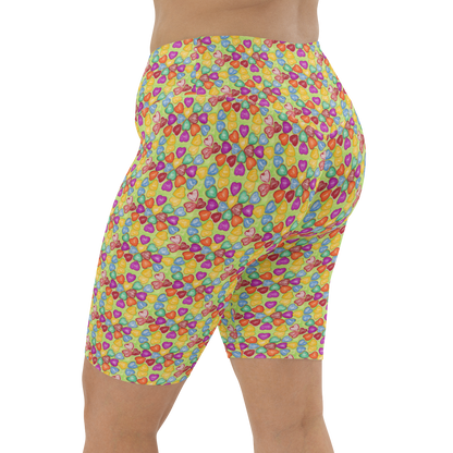  High Waisted Yoga Shorts-Soulmate-(72-Names-of-God-Shin-Aleph-Yud)-12-137online.com