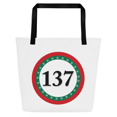 Large Tote Handbag 16"x20" 44lbs max-137-Consciousness-1-137online.com