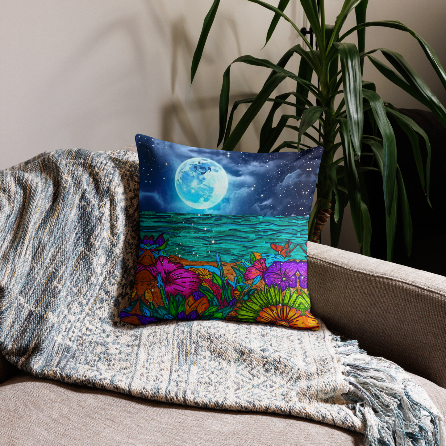 Premium Luxury Bedding Throw Pillows - 18 x 18 Inches - 22 x 22 Inches - Bed and Couch Pillows - Indoor Outdoor Decorative Pillow-Sparks-02