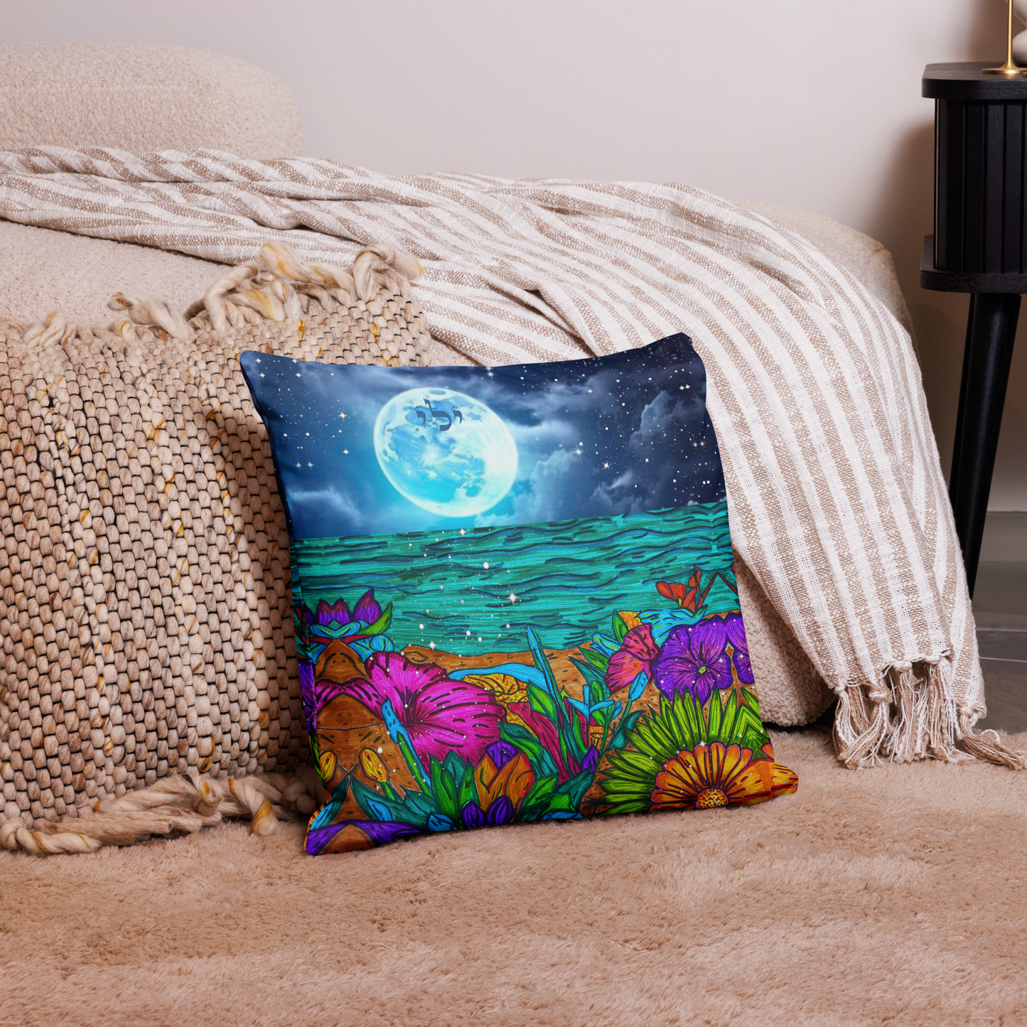 Premium Luxury Bedding Throw Pillows - 18 x 18 Inches - 22 x 22 Inches - Bed and Couch Pillows - Indoor Outdoor Decorative Pillow-Sparks-02