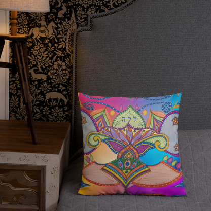 Premium Luxury Bedding Throw Pillows - 18 x 18 Inches - 22 x 22 Inches - Bed and Couch Pillows - Indoor Outdoor Decorative Pillow-Dreams-06