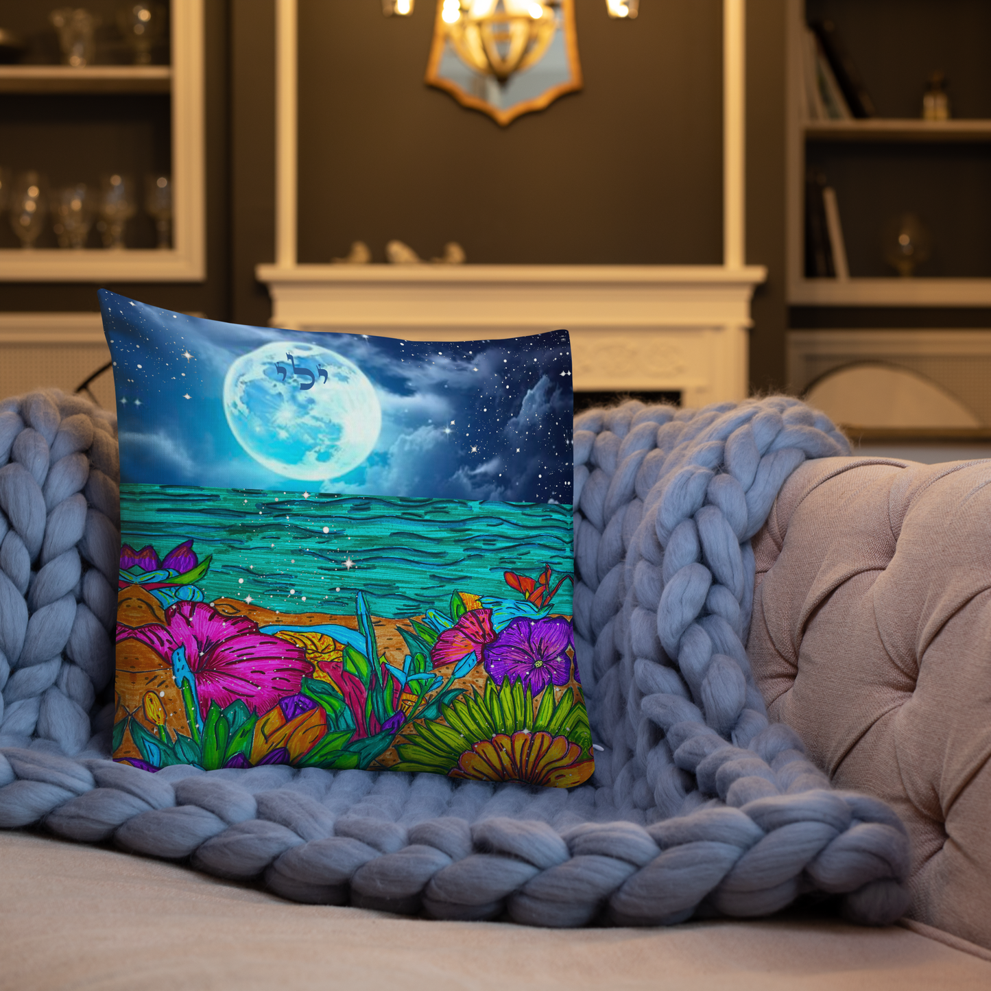 Premium Luxury Bedding Throw Pillows - 18 x 18 Inches - 22 x 22 Inches - Bed and Couch Pillows - Indoor Outdoor Decorative Pillow-Sparks-02