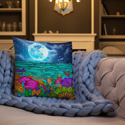 Premium Luxury Bedding Throw Pillows - 18 x 18 Inches - 22 x 22 Inches - Bed and Couch Pillows - Indoor Outdoor Decorative Pillow-Sparks-02