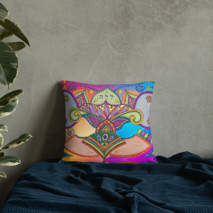 Premium Luxury Bedding Throw Pillows - 18 x 18 Inches - 22 x 22 Inches - Bed and Couch Pillows - Indoor Outdoor Decorative Pillow-Dreams-06