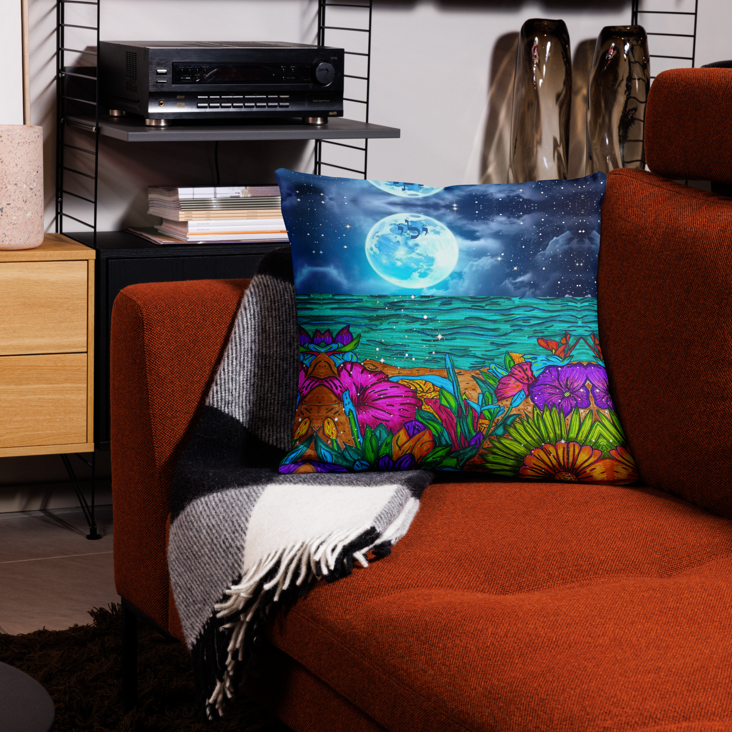 Premium Luxury Bedding Throw Pillows - 18 x 18 Inches - 22 x 22 Inches - Bed and Couch Pillows - Indoor Outdoor Decorative Pillow-Sparks-02