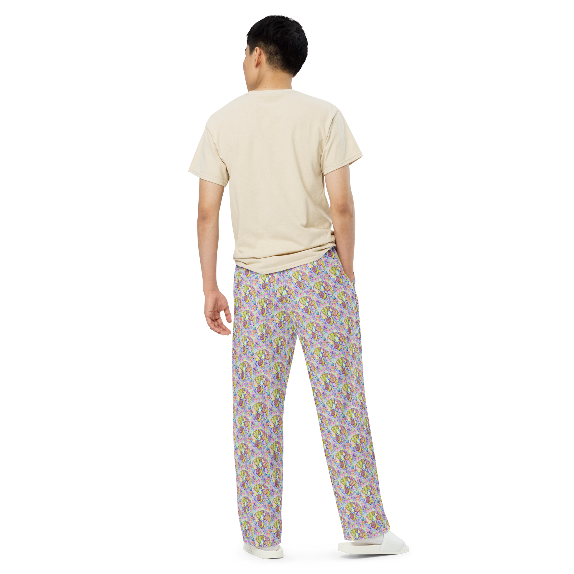 Comfortable Pajama Pants-Pants-Parallel-Universes-(72-Names-of-God–Hey-Yud-Yud)-8-137online.com