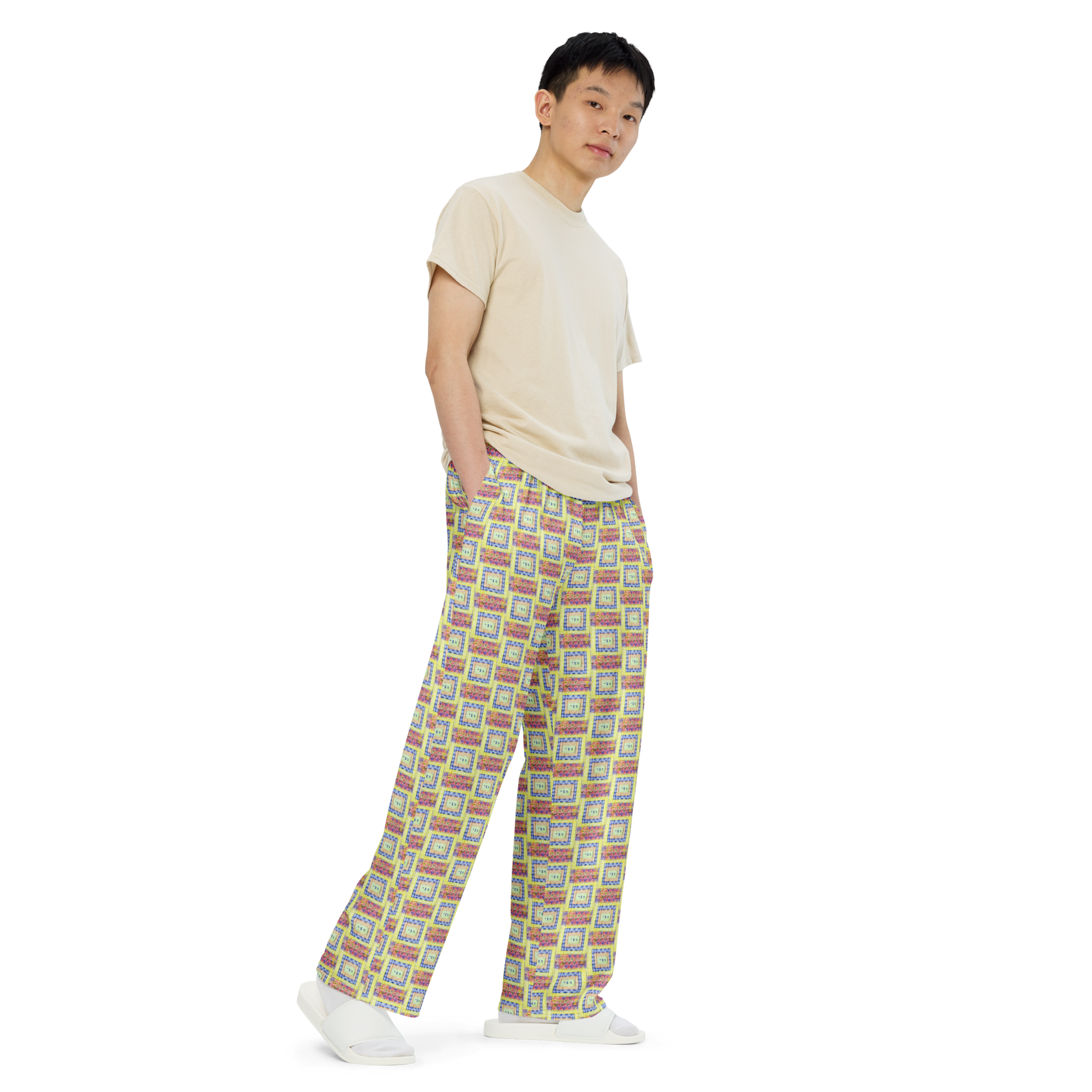 Comfortable Pajama Pants-Freedom (72 Names of God–Mem Zadik Resh)-9-137online.com