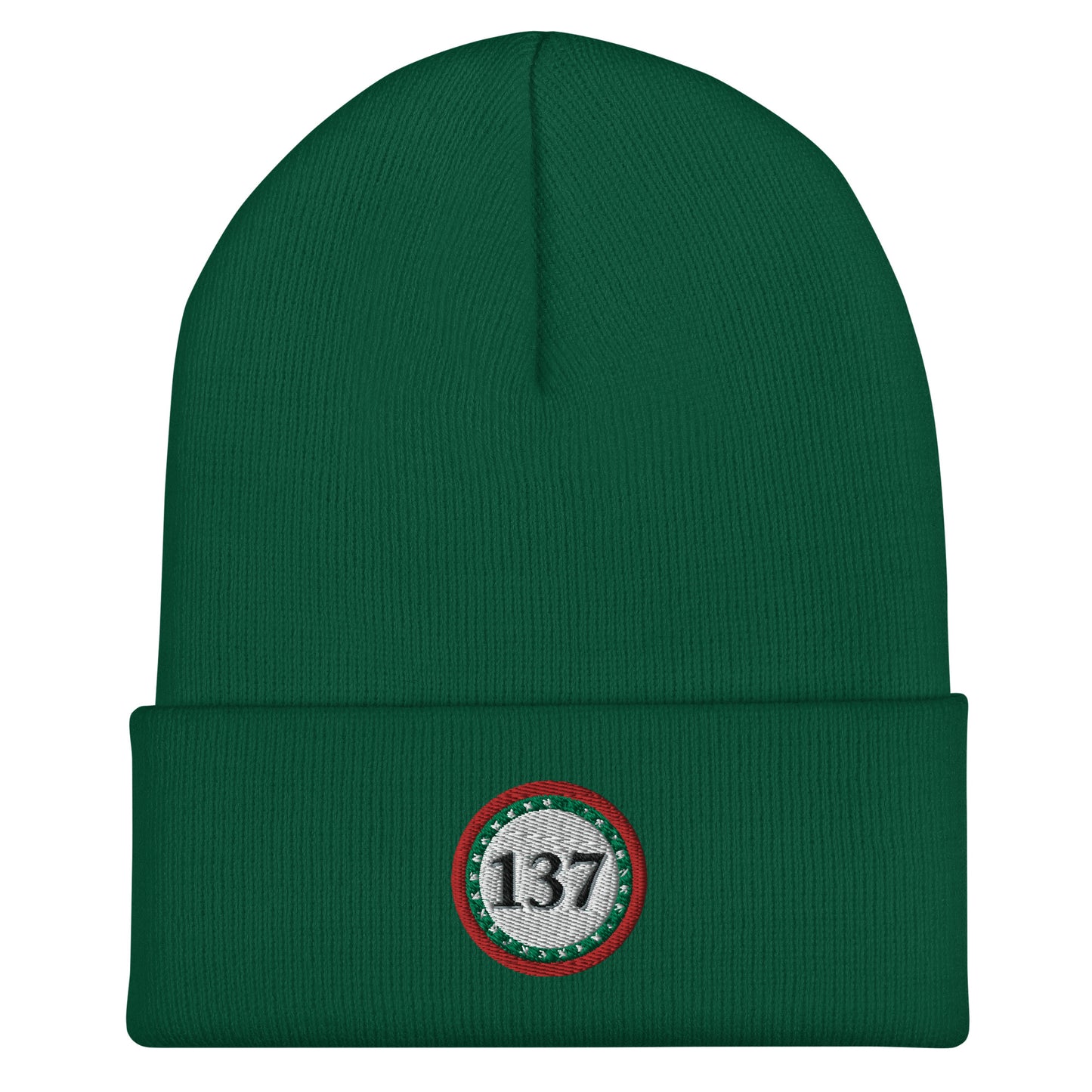 Winter Beanie Cuffed 12"-Grn-137-Consciousness-1-137online.com