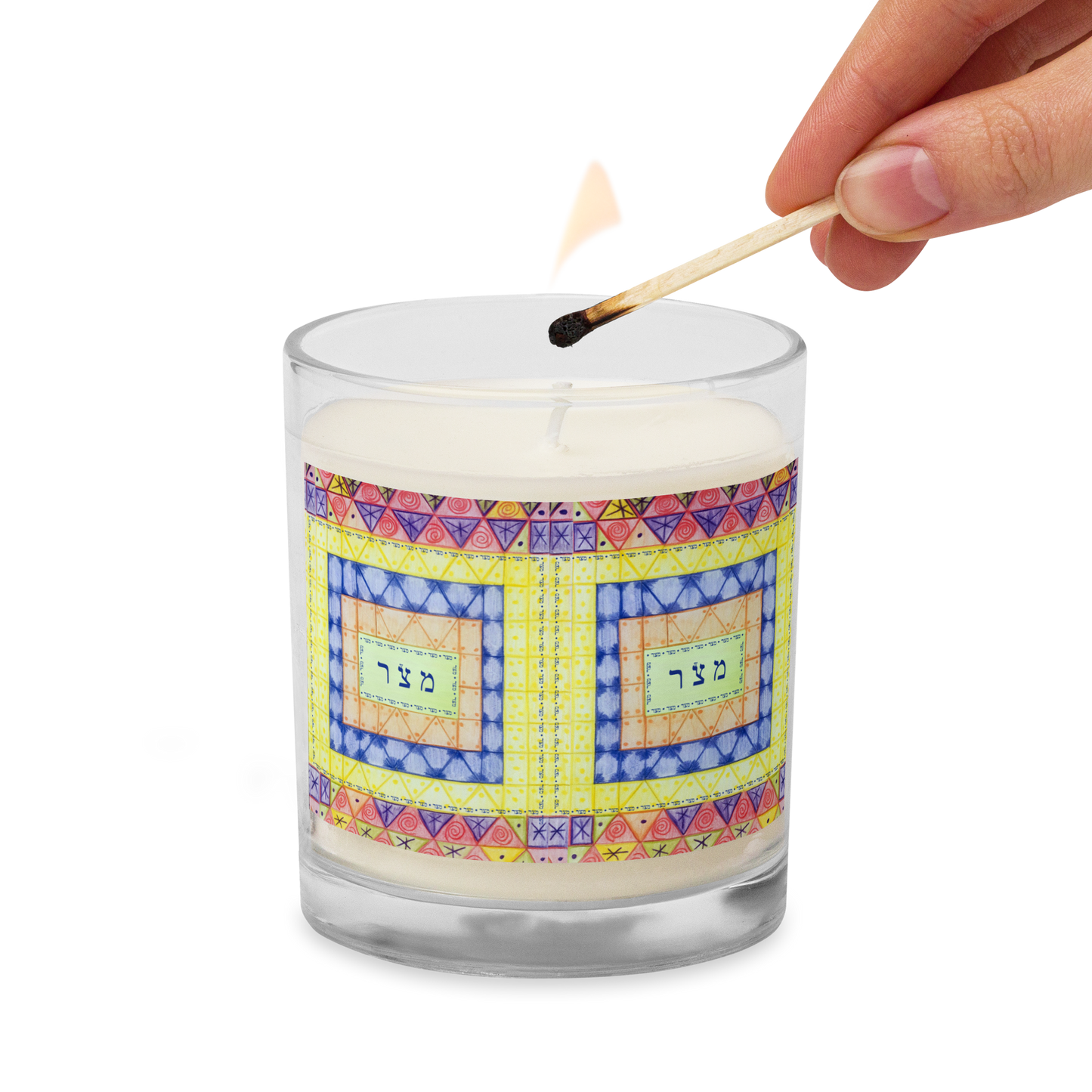 Scented Jar Candles Soy-Freedom-(72-Names-of-God–Mem-Zadik-Resh)-3-137online.com