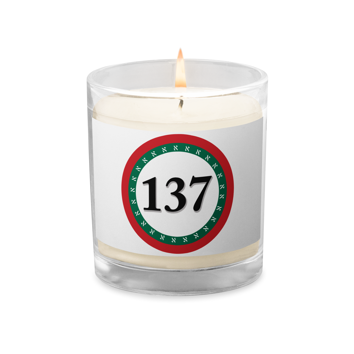 Glass Jar Soy Wax Candle-137 Consciousness-3-137online.com