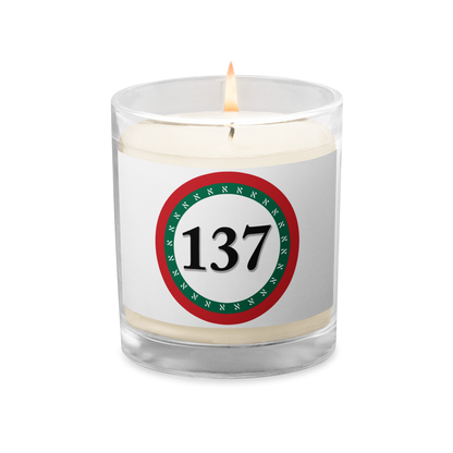 Glass Jar Soy Wax Candle-137 Consciousness-3-137online.com