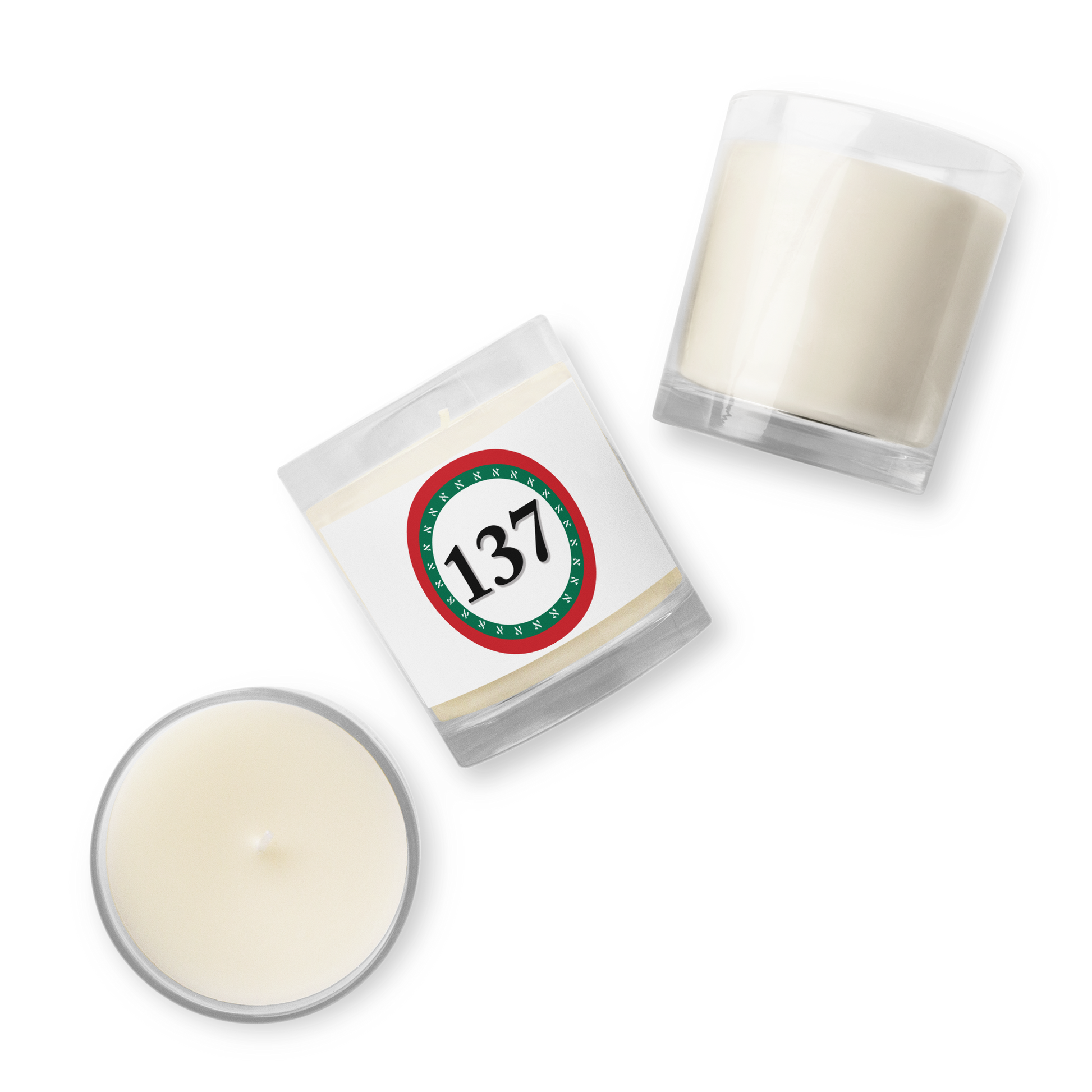 Glass Jar Soy Wax Candle-137 Consciousness-2-137online.com