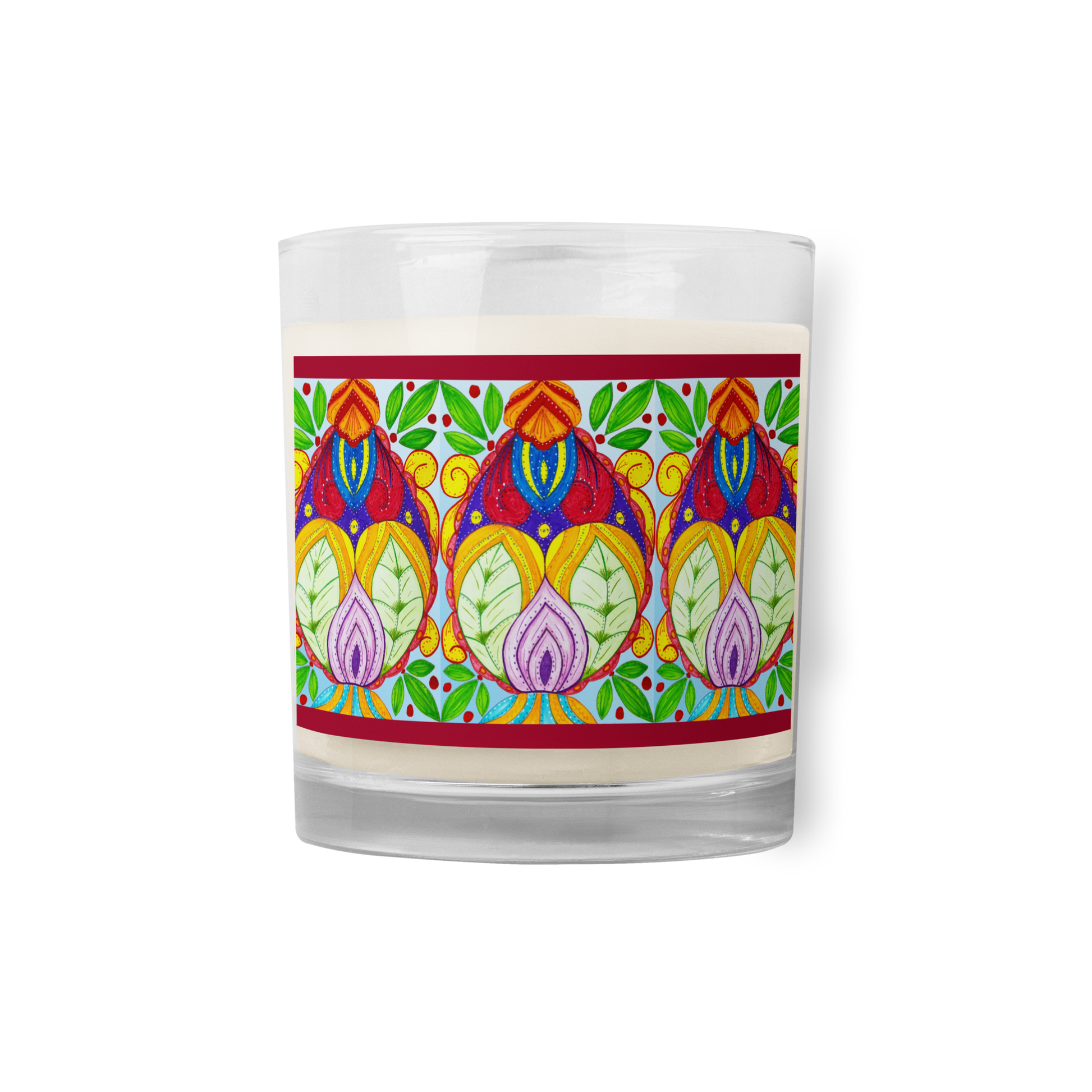 Scented Jar Candles Soy-Red-Liberation-(72-Names-of-God–Lamed-Aleph-Vav)-2-137online.com