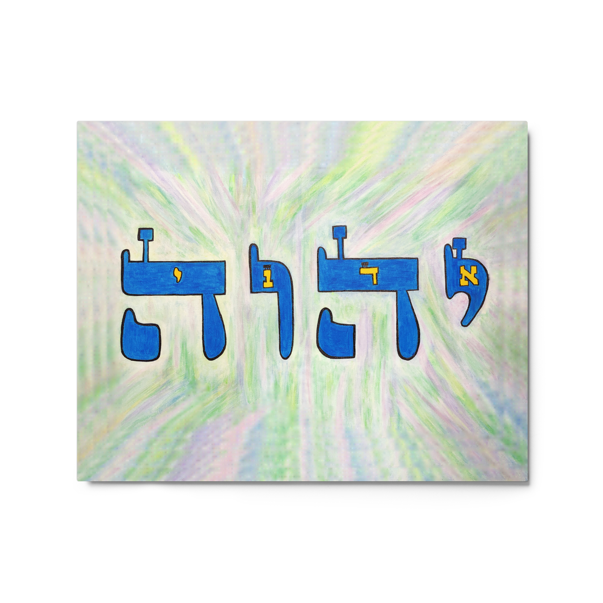 Custom Metal Prints-Tetragrammaton (72 Names of God-Yud Hey Vav Hey)-3-137online.com