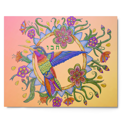 Custom Metal Prints-Dialing Departed (72 Names of God-Chet Bet Vav)-8-137online.com