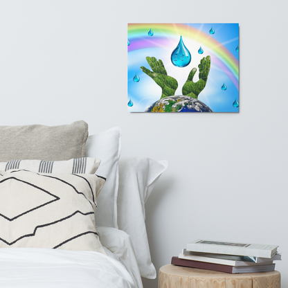 Custom Metal Prints-72 Names of God-Water-Vav Mem Bet