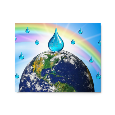 Custom Metal Prints-72 Names of God-Water-Vav Mem Bet-1-137online.com