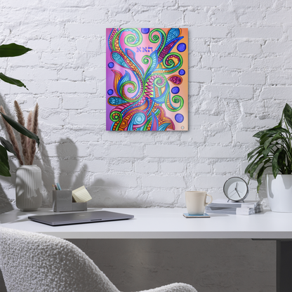 Metal Wall Art–Personalized Art–Photo Art on Metal–Custom Art Prints–Aluminum Art for Home Décor, 11 x 14, 16 x 20, 24 x 36, House Warming Gift, Modern Wall Art-Harmony-24