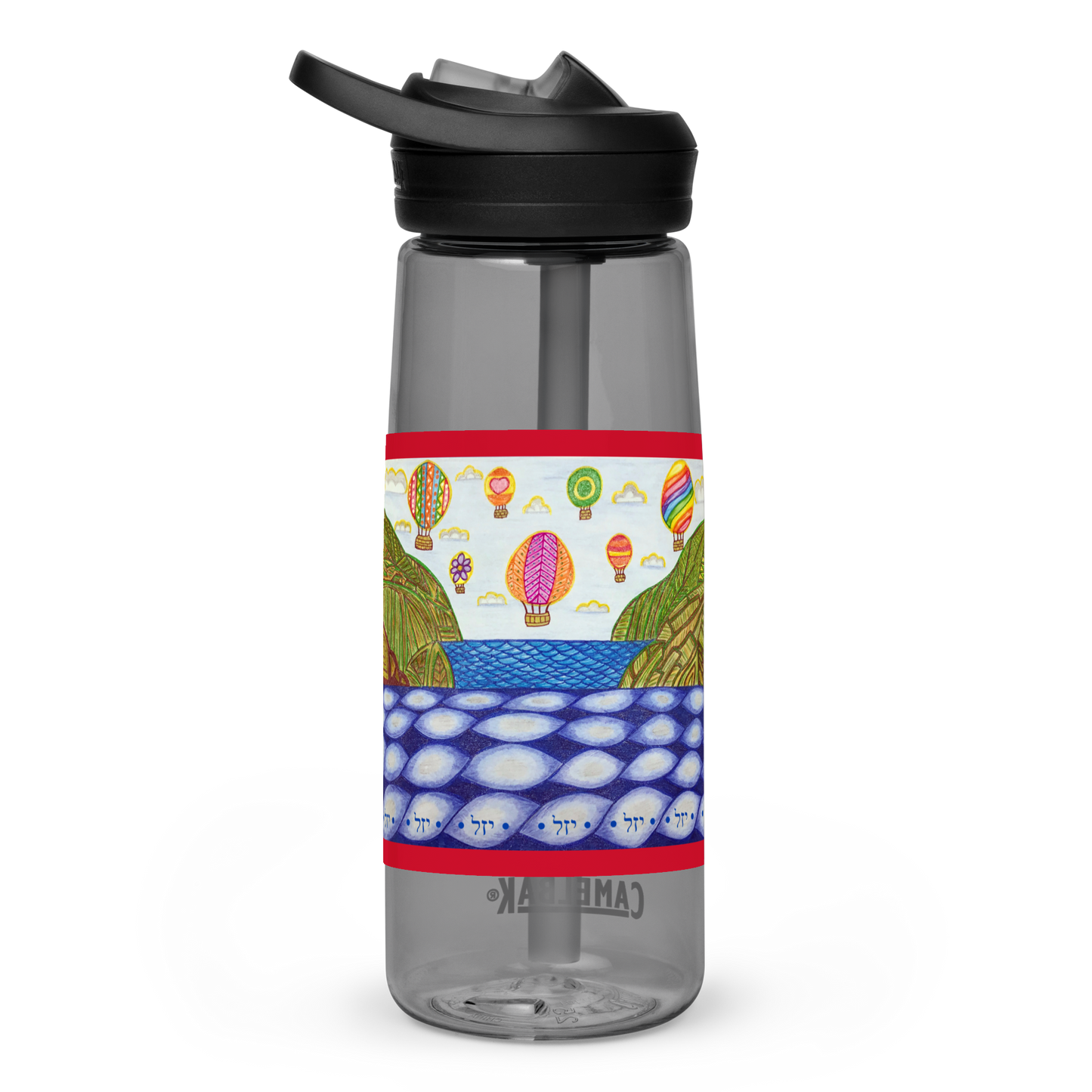 Leak-Proof-Sports-Water-Bottle-25oz-Red-Heaven-on-Earth-(72-Names-of-God–Yud-Zayin-Lamed)-5-137online.com