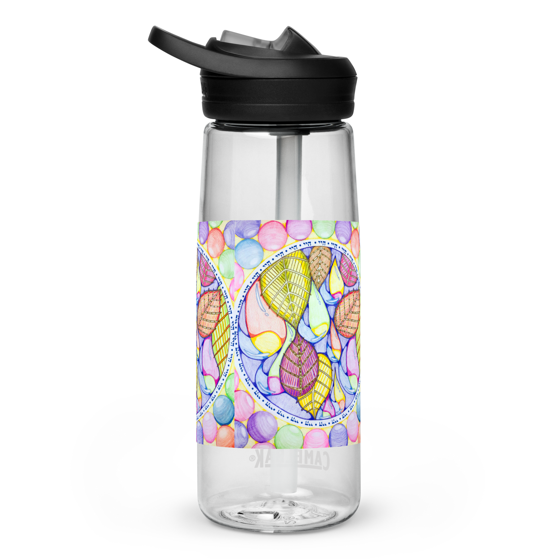 Leak-Proof-Sports-Water-Bottle-25oz-Parallel-Universes-(72-Names-of-God–Hey-Yud-Yud)-1-137online.com